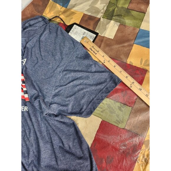 Beretta Shirt Men's Size L  Blue Crew Neck  Short Sleeve Casual Graphic Print 25 - Picture 7 of 8